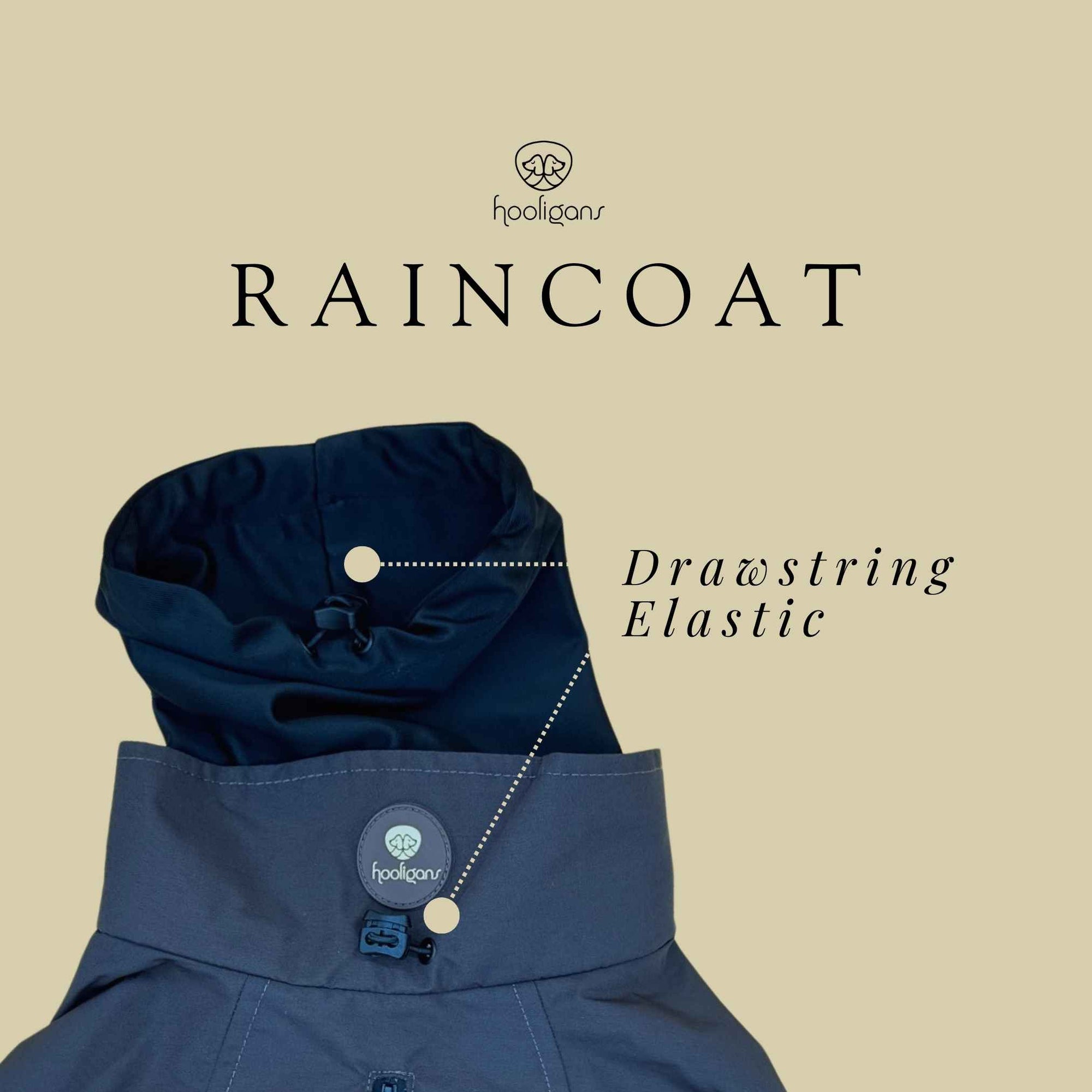 Hooligans Raincoat Drawstring