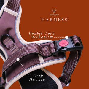 Hooligans Harness Double Lock Grip Handle